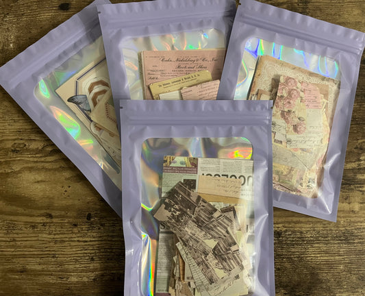 Random junk journal paper kits
