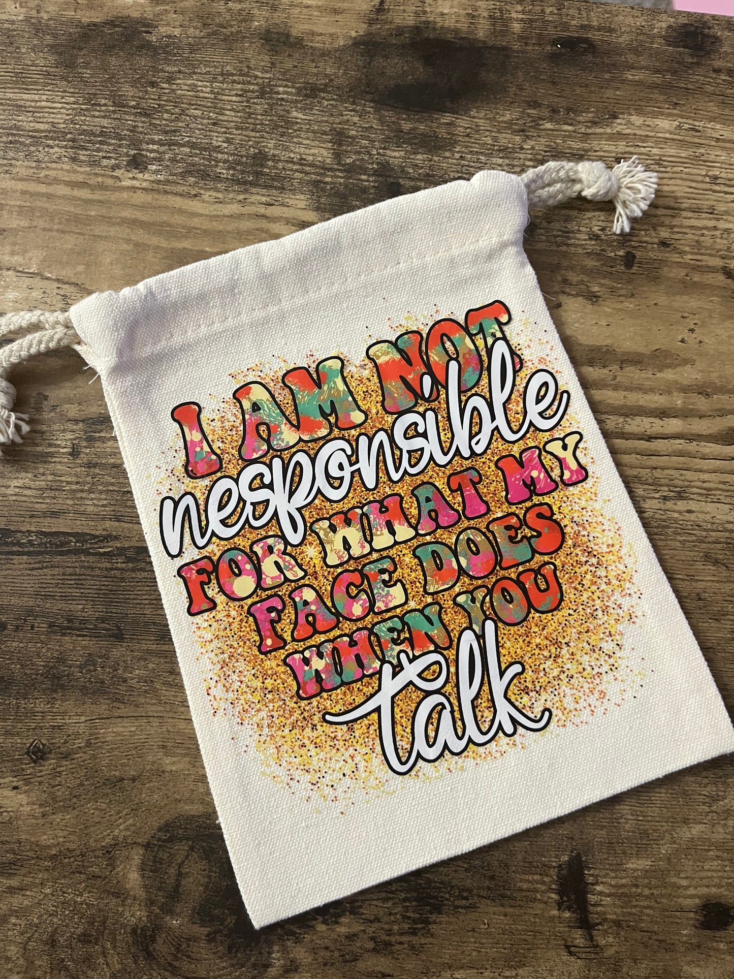 Small cinch bags