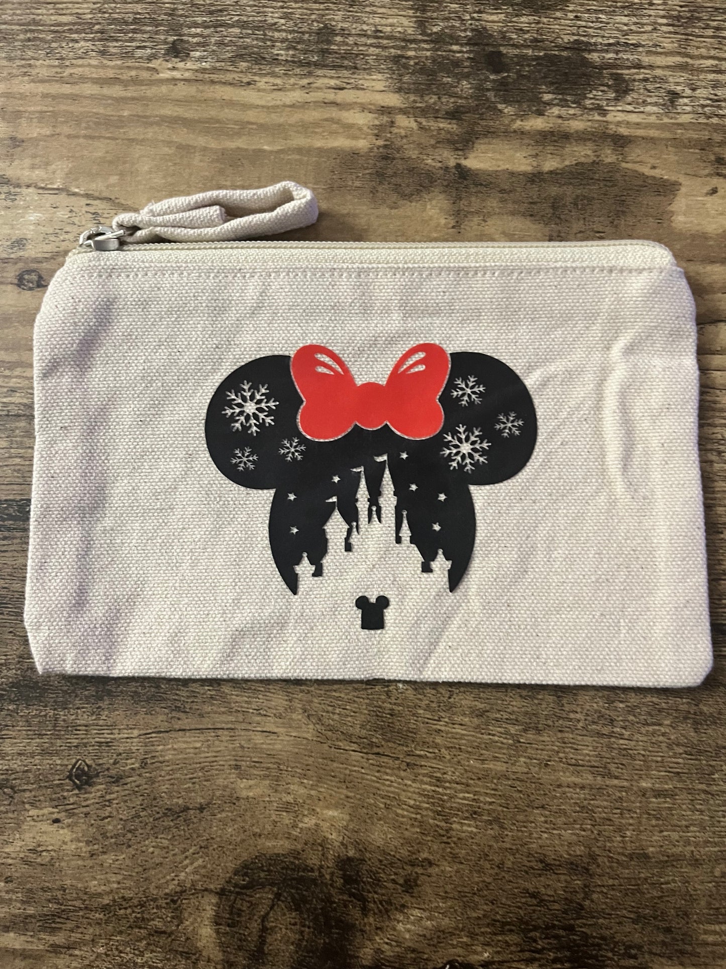 Thick zipper pouch