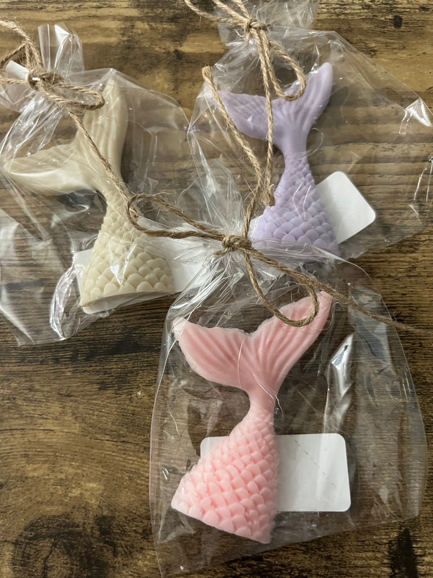 Mermaid tail soap