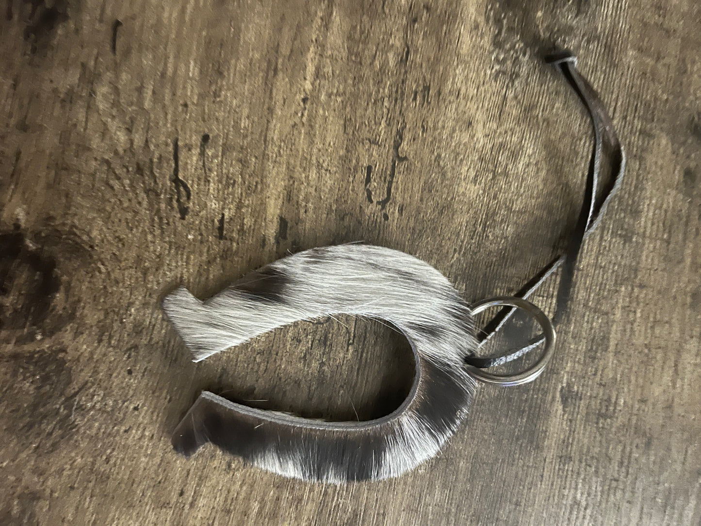 Cowhide keychains/ornaments