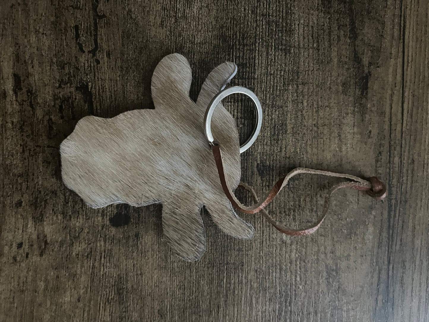 Cowhide keychains/ornaments