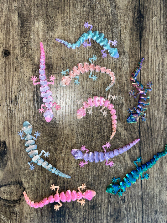 3-D baby lizards 🦎