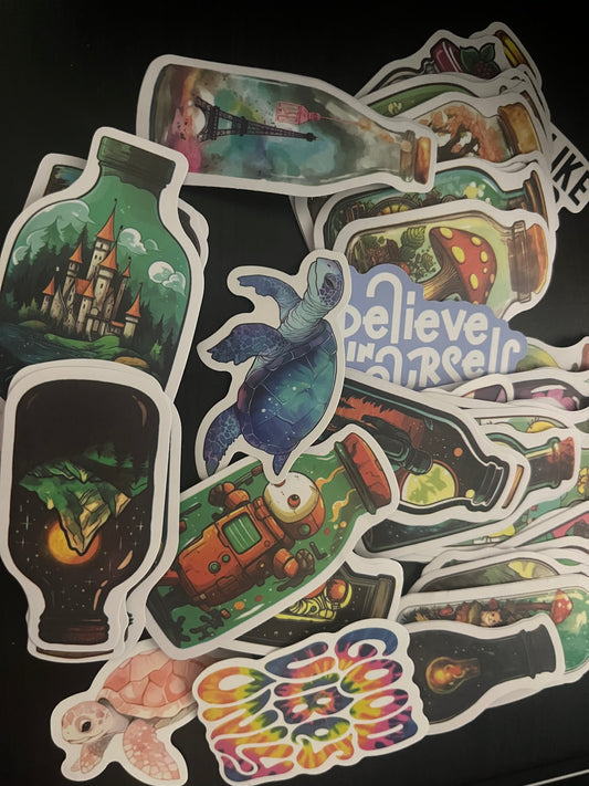 mystery sticker game